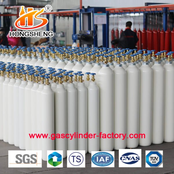 10L 200bar CO2 Argon Tanks Nitrogen Helium N2O Air Cylinder - Billede 8