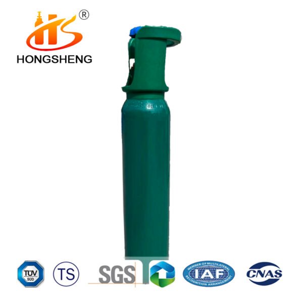 3L ISO9809 0.45M3 150bar 37MN Oxygen Tanks Gas Cylinder