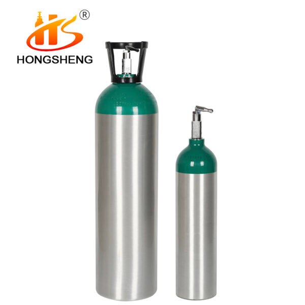 Small Portable Aluminum Storage Argon Tanks Helium Cylinders