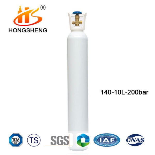 10L Rho ISO TPED EN CE British Certificate Seamless Steel Oxygen gas Cylinder - Image 4