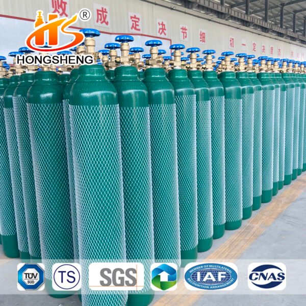 10L Rho ISO TPED EN CE British Certificate Seamless Steel Oxygen gas Cylinder - Image 7
