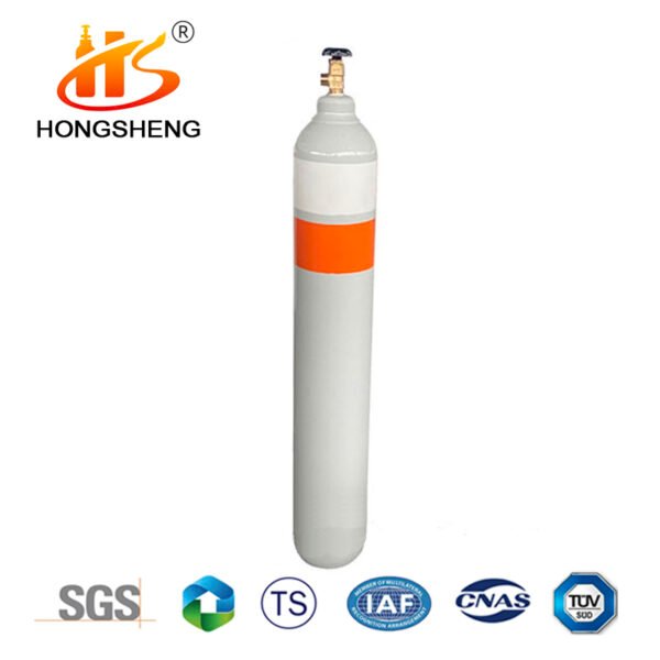 15L 200bar Seamless Steel Oxygen Argon Helium CO2 Nitrogen Gas Cylinder