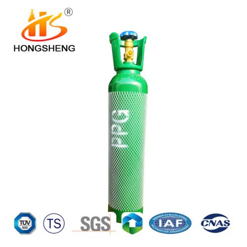 6.7 Litre ISO9809 1M3 150bar 37MN Oxygen Tanks Gas Cylinders