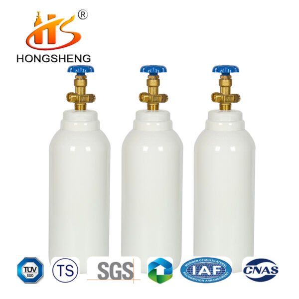 3L ISO9809-1 TPED 200bar34CrMo4 Oxygen Tanks Gas Cylinders