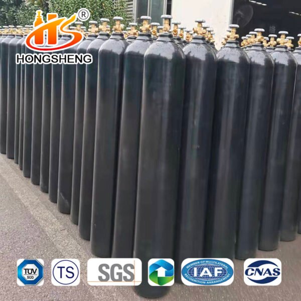 60L ISO9809-1 9M3 150bar 37MN Oxygen Tanks Gas Cylinders - Image 6