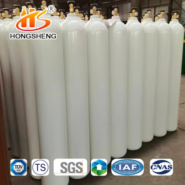 60L ISO9809-1 9M3 150bar 37MN Oxygen Tanks Gas Cylinders - Image 7