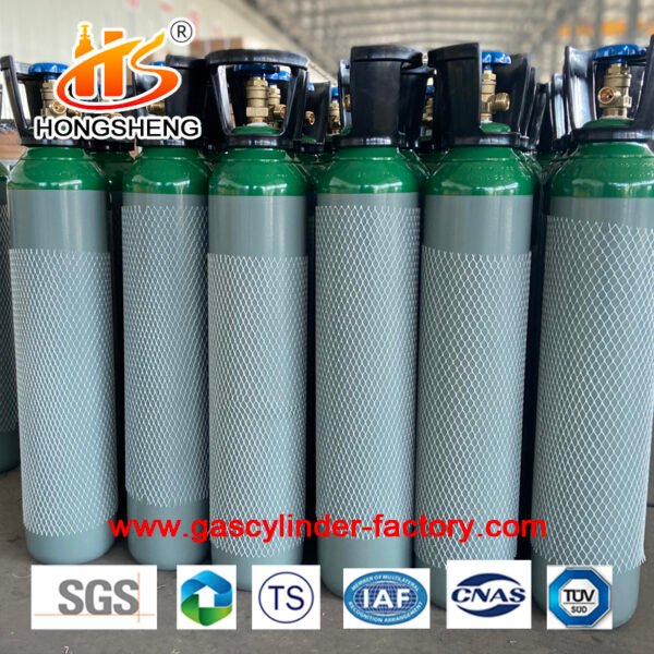 6L ISO9809 0.9M3 150bar 37MN Oxygen Tanks Gas Cylinders - Image 4