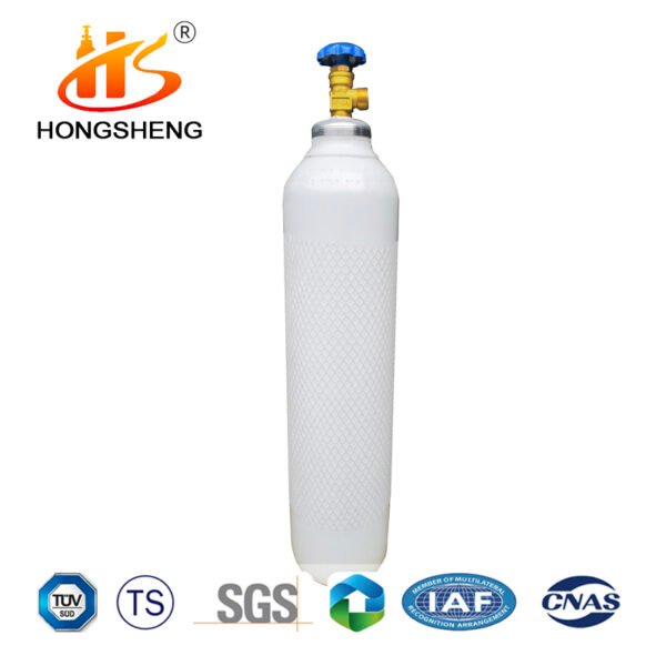 15L ISO9809 2.25M3 150bar 37MN Oxygen Tank Gas Cylinder
