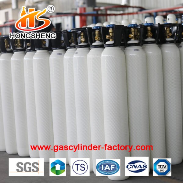 8Litre ISO9809 1.2M3 150bar 37MN Oxygen Tanks Gas Cylinders - Image 7