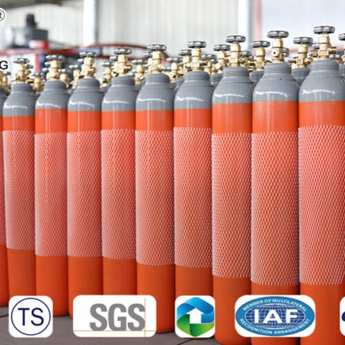 9L ISO9809-1 TPED 200bar 34CrMo4 Oxygen Tanks Gas Cylinders