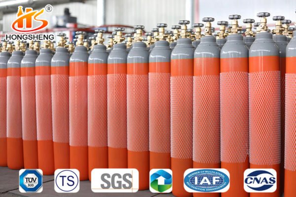 9L ISO9809-1 TPED 200bar 34CrMo4 Oxygen Tanks Gas Cylinders