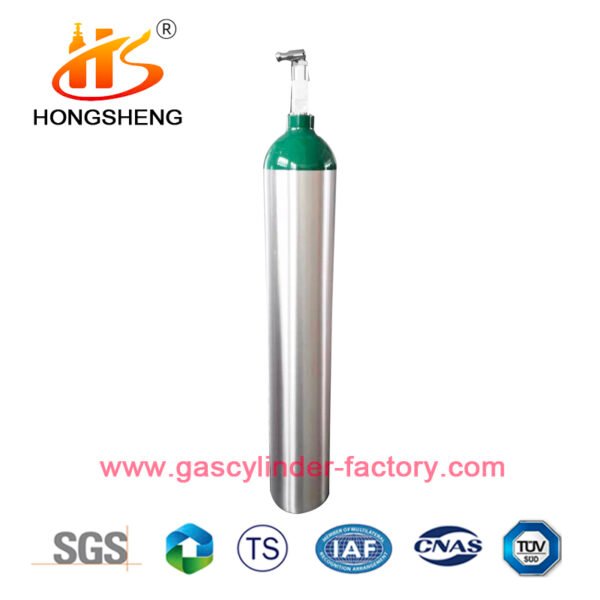 ISO 4.6L aluminum alloy portable oxygen gas cylinder Medical oxygen tanks - Billede 6